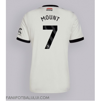 Manchester United Mason Mount #7 Tricou Fotbal Replică 2024-25 Barbati Treilea